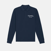 Long sleeve polo shirt